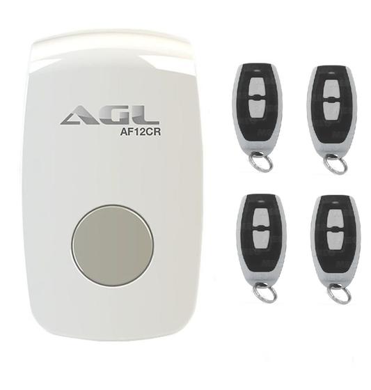 Imagem de Acionador Agl Fechadura Elétrica Com Receptor + 4 Controles 1510+2516