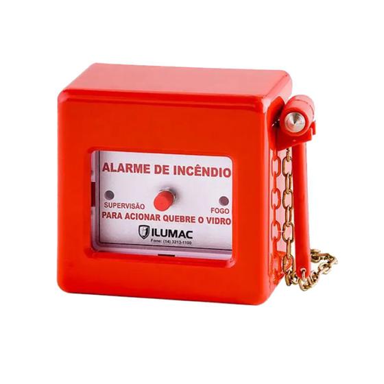 Imagem de Acionador de alarme de incêndio AM-C com martelo ILUMAC