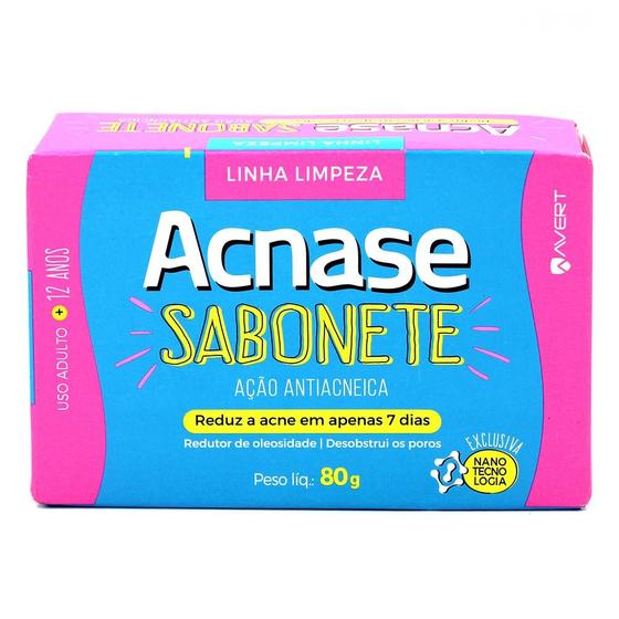 Imagem de Acnase Clean Sabonete Antiacne Facial 80g