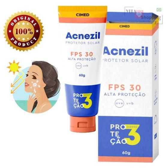 Imagem de Acnezil Protetor Solar Facial FPS 30 - CIMED