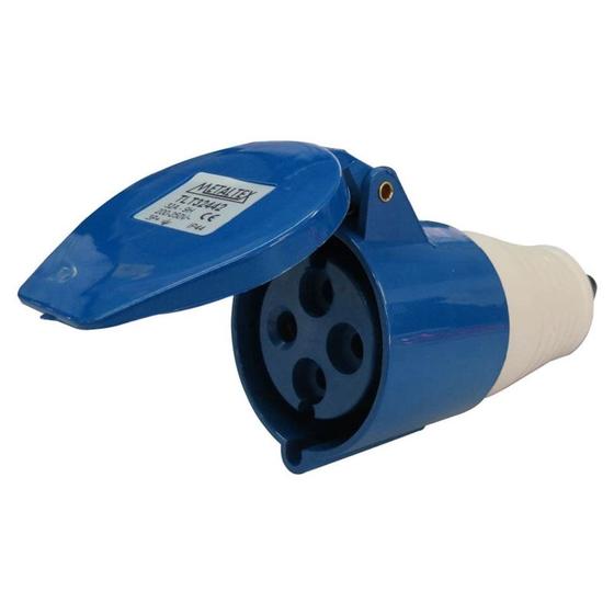 Imagem de Acoplamento Blindado 3P+T 32A 250V Azul Metaltex