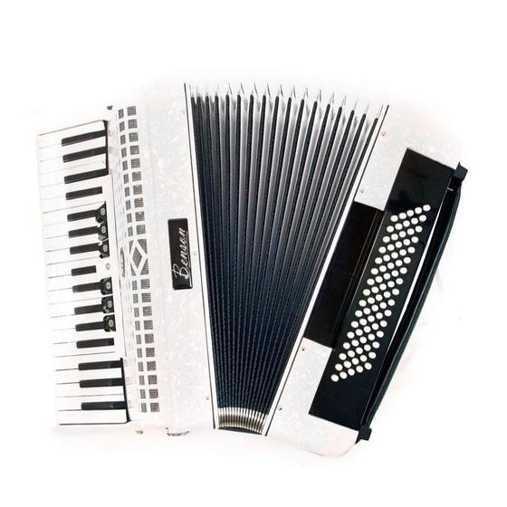 Imagem de Acordeon 80 Baixos 9 Registros BAC80-7PWH - BENSON