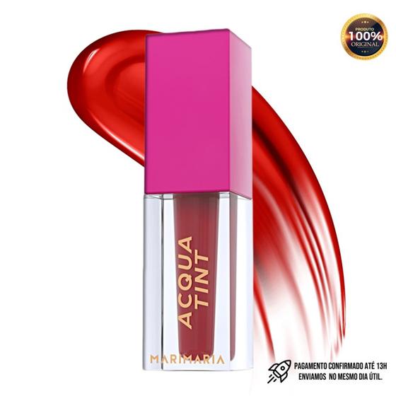 Imagem de Acqua Tint original da Mari Maria Makeup com acabamento natural na cor rouge