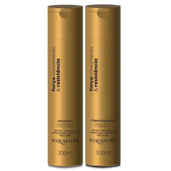 Imagem de Acquaflora Força Crescimento e Resistência Kit Sh + Cond