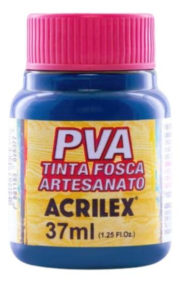 Imagem de Acrilex Tinta Pva Fosca Artesanato Azul Turquesa 37ml