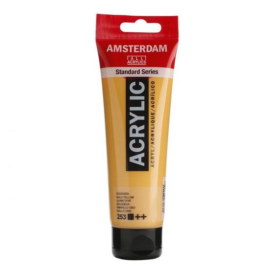 Imagem de Acrílica Amsterdam Amarelo Dourado 120ml (++253)