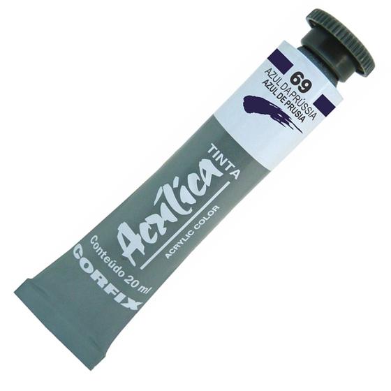 Imagem de Acrilica Corfix 69 Azul Prussia 20ml