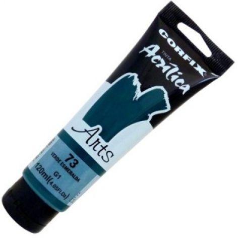 Imagem de Acrilica Corfix Arts GR1 73 Verde Esmeralda 120ml