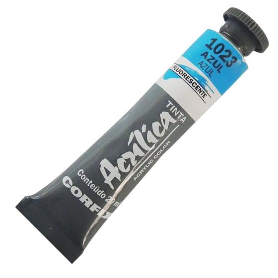 Imagem de Acrilica Corfix Fluo.1023 Azul 20ml