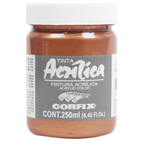 Imagem de Acrilica Corfix Metalica 143 Bronze Iri.250ml