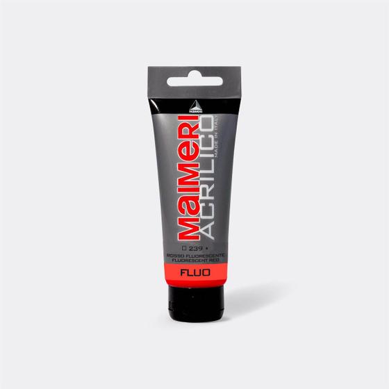 Imagem de Acrilica Maimeri 200ml 239 Fluo Red