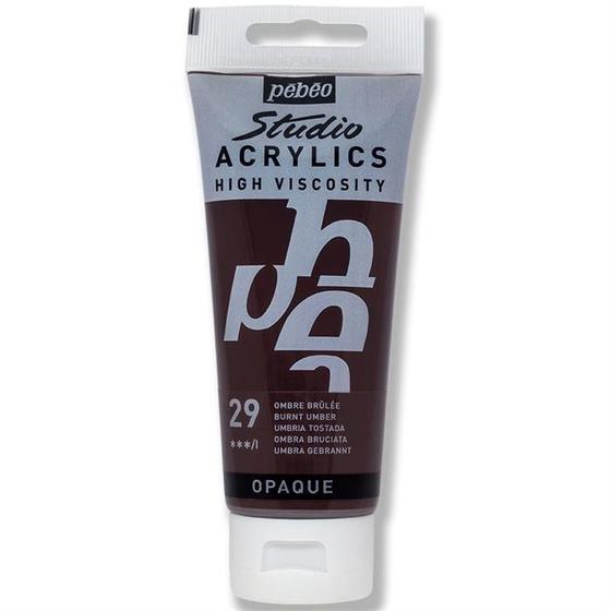 Imagem de Acrilica Pebeo Studio 100ml Burnt Umber 29