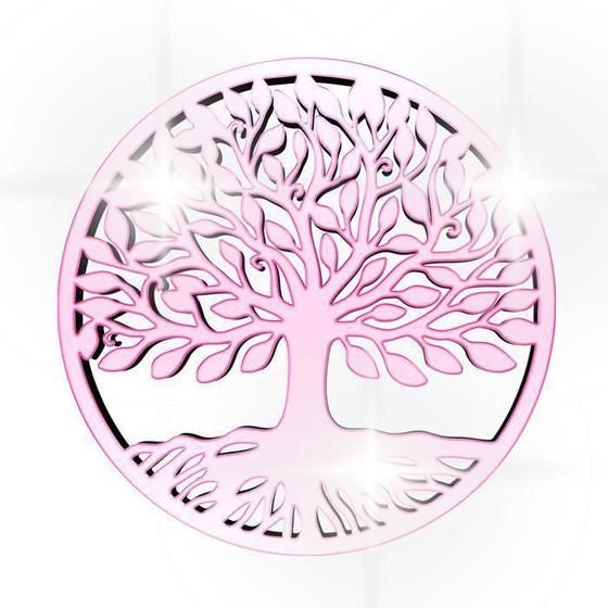 Imagem de Acrílico Decorativo Espelhado Árvore Da Vida Rose