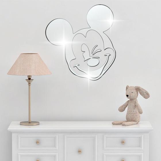 Imagem de Acrílico Decorativo Espelhado Mickey Mouse Prata