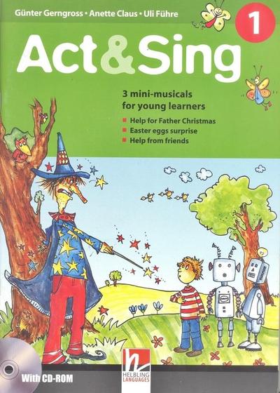 Imagem de Act&sing 1 - Three Mini-Musicals For Young Learners - Book With Audio CD