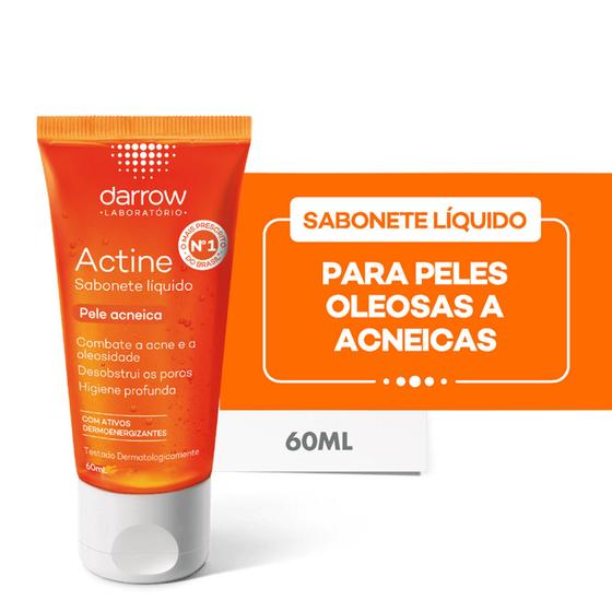 Imagem de Actine Sabonete Líquido, pele oleosa a acneica, Darrow - 60ml
