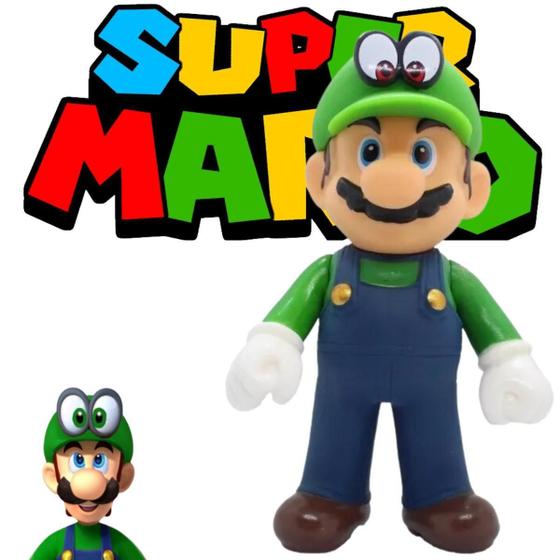 Imagem de Action Figure Luigi Super Mario Com Garantia