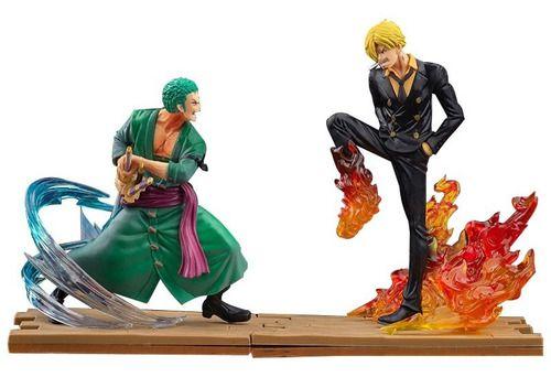 Imagem de Action Figure Roronoa + Sanji Boneco One Piece