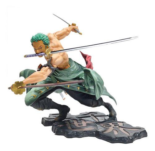 Imagem de Action Figure Roronoa Zoro Estátua Espadas One Piece Boneco