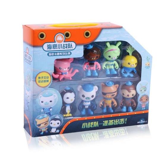 Imagem de Action Figure Toy Octonauts 8 unidades/conjunto Captain Barnacles Pengu