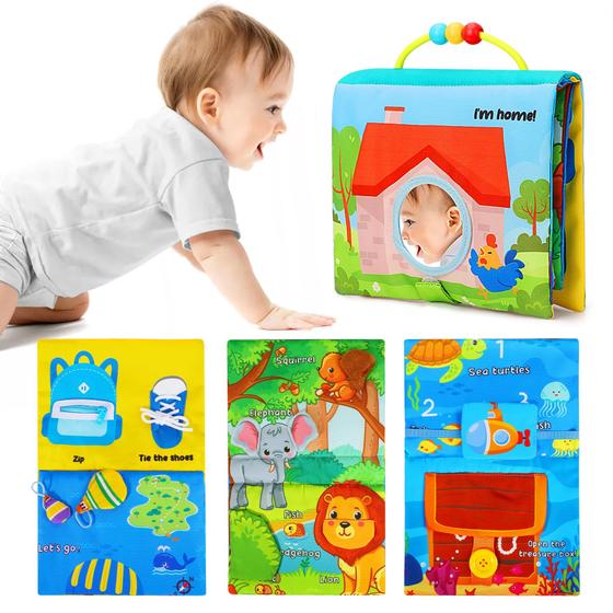 Imagem de Activity Quiet Cloth Books Developmental Toys URMYWO 0-18M