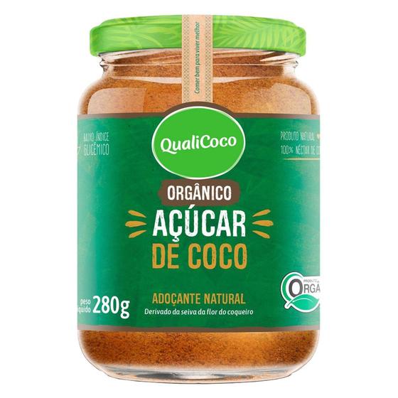 Imagem de Açúcar Coco Orgânico QualiCoco 280g Unidade