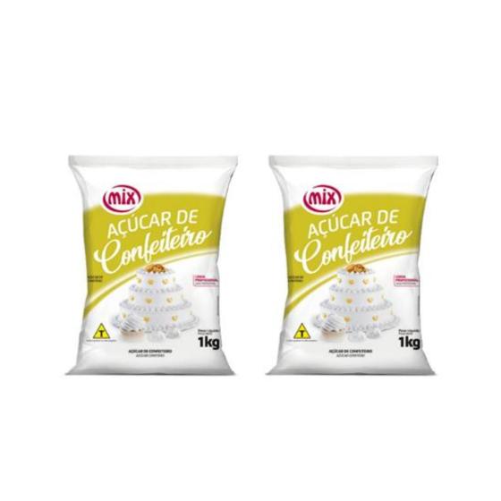 Imagem de Açúcar de Confeiteiro Mix - 1Kg com 2 unidades