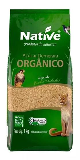 Açucar Demerara Orgânico Native 1kg Imagem de Açucar Demerara Orgânico Native 1kg