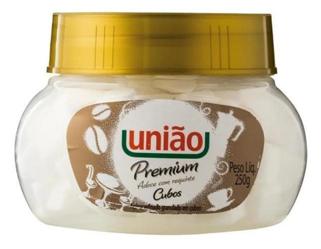 Açucar Em Cubos Premium Pote 250Gr União Imagem de Açucar Em Cubos Premium Pote 250Gr União