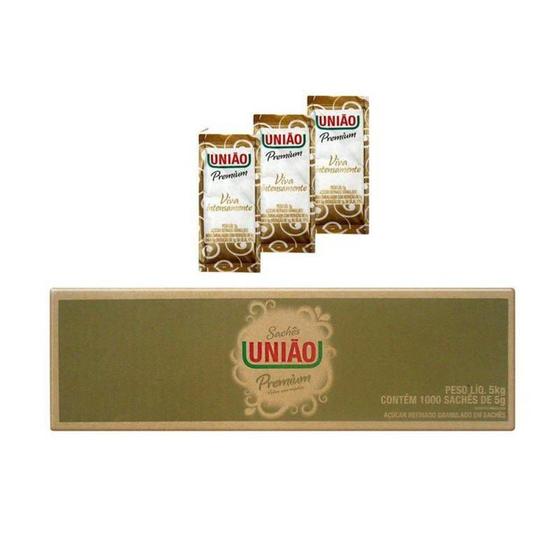 Imagem de Acucar sachet uniao com 400 unidades x 05 gramas