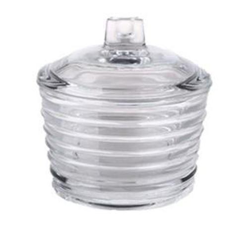 Imagem de Açucareiro De Cristal Com Tampa Colmeia Lyor 10Cm