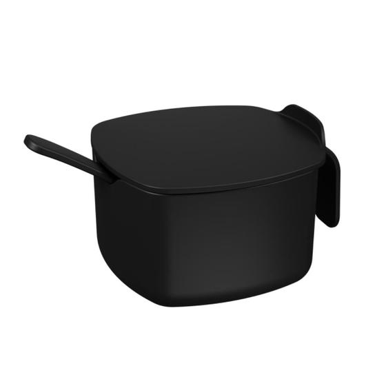 Imagem de Açucareiro Due Casual Coza 300ml com Colher Preto