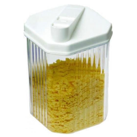 Açucareiro / farinheiro de acrílico 480ml erca plast - porta açucar e farinha Menor preço em Açucareiro / farinheiro de acrílico 480ml erca plast - porta açucar e farinha