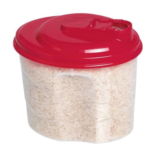 Imagem de Açucareiro Farinheiro Plástico Oval com Tampa 700ml