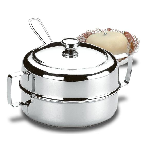 Açucareiro Inox com Colher 300g Jornata Menor preço em Açucareiro Inox com Colher 300g Jornata