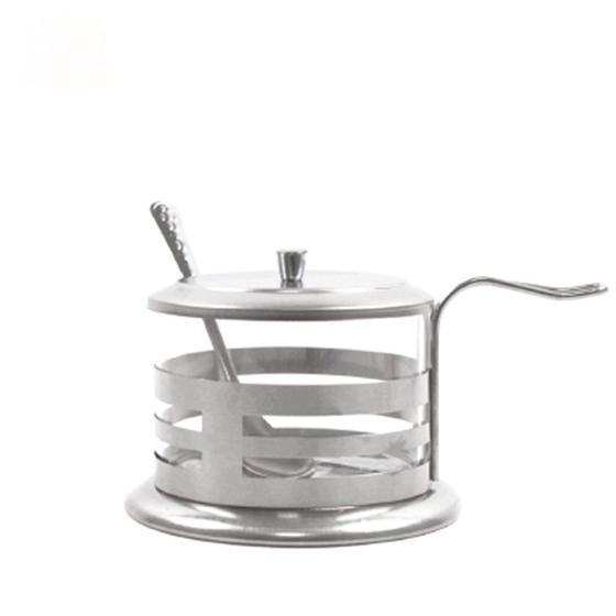 Imagem de Açucareiro Vidro e Inox Com Colher 200ml