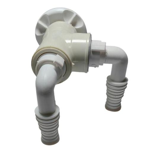 Adaptador Amanco duplo para 2 Máq Lavar Esgoto 50 mm - 350725K130 Menor preço em Adaptador Amanco duplo para 2 Máq Lavar Esgoto 50 mm - 350725K130