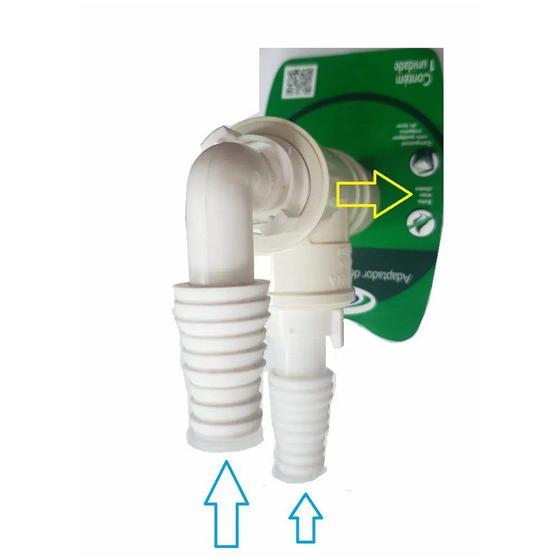 Adaptador Amanco duplo RETO para 2 Máq. Lavar Esgoto 40 e 50 - 350725K140 Menor preço em Adaptador Amanco duplo RETO para 2 Máq. Lavar Esgoto 40 e 50 - 350725K140