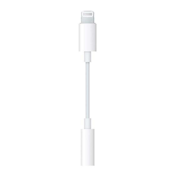 Imagem de Adaptador Apple Lightning X Fone de ouvido-P2