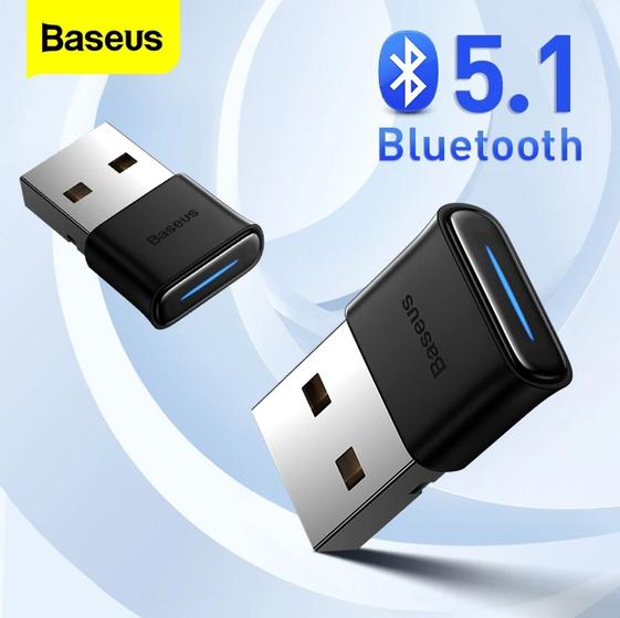 adaptador bluetooth 5.1 Baseus usb Menor preço em adaptador bluetooth 5.1 Baseus usb