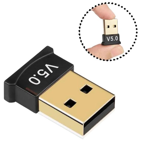Imagem de Adaptador Bluetooth 5.1 Usb Dongle Original P/Pc Notebook