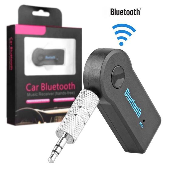 Imagem de Adaptador bluetooth rádio carro P2 Musicas celular Chamadas