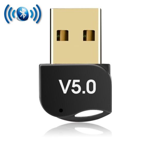 Imagem de Adaptador Bluetooth USB 5.0 Receptor Plug and Play Para Computador Windows Linux MacOS