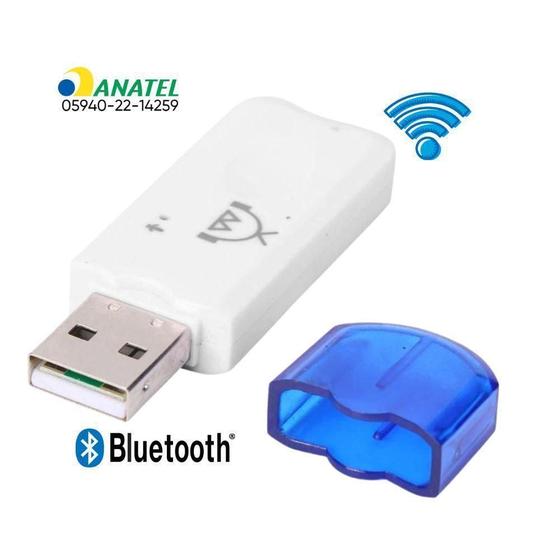 Imagem de Adaptador Bluetooth Usb Universal Carro Áudio Som