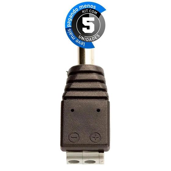 Imagem de Adaptador Borne Pressão Plug P4 Macho - Kit Com 5