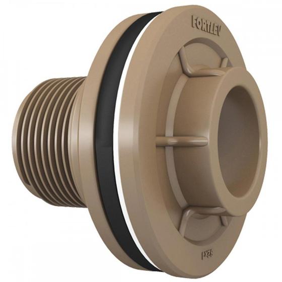 Imagem de Adaptador C/Flange Fortlev E 1.1/2 Marrom . / Kit C/ 5 Unidades