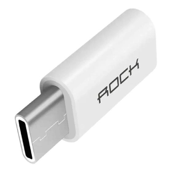 Imagem de Adaptador Cabo Micro Usb P/ Usb Type Tipo C, Usb 3.1 Rock