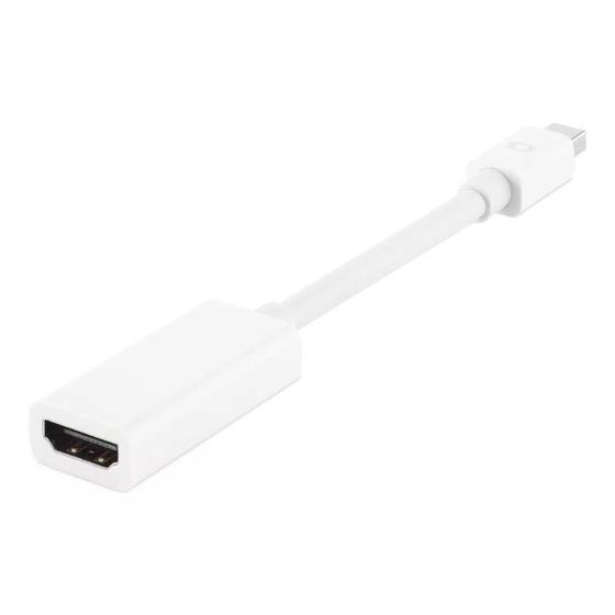 Imagem de Adaptador Cabo Thunderbolt Mini Displayport X Hdmi Compativel com Macbook Air e Pro - Branco