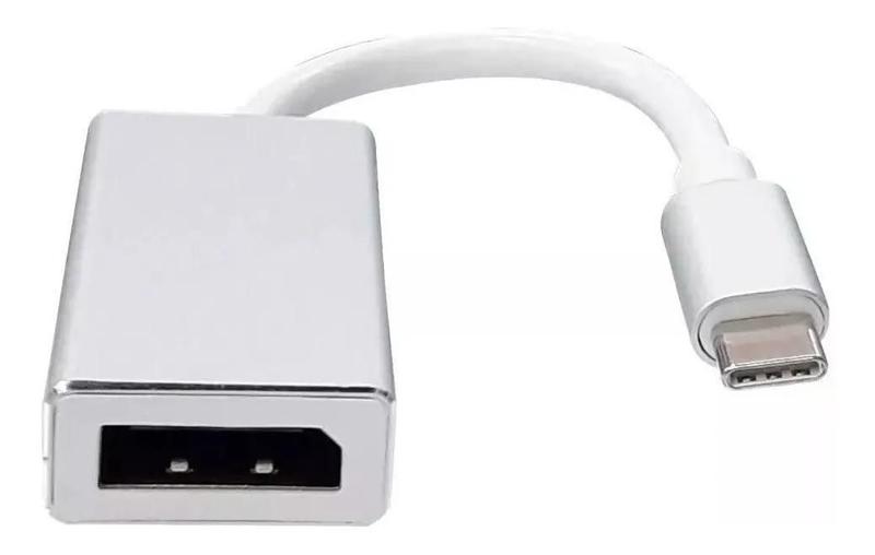 Imagem de Adaptador Cabo Usb C Thunderbolt 3 Para Displayport Fêmea