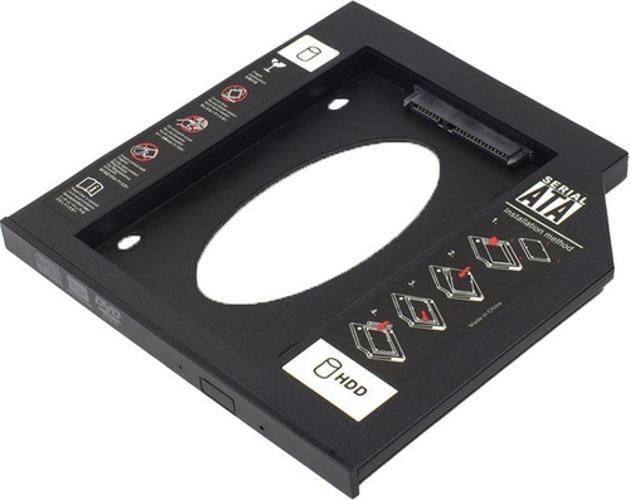 Imagem de Adaptador Caddy 12,7 Mm Para Hd Ssd Sata Gaveta Dvd Notebook